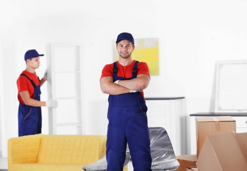 Packing boxes and materials for a home move in Kingston upon Thames