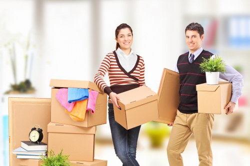 Loading and parking considerations for moving truck service in Kingston upon Thames