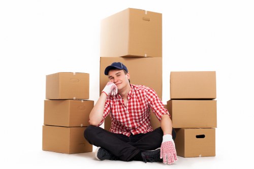 Local removals team managing a Kingston upon Thames office move